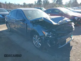 2017 Infiniti Q50 3.0t Premium with VIN JN1EV7AR1HM831107, listed as a IAAI auction lot 41403992 with 96,530 mi miles. Bid and sale history available at carsss.com. Image 1.