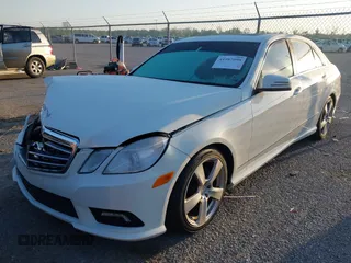 2011 Mercedes-Benz E-Class E 350 Luxury with VIN WDDHF5GB0BA474801, listed as a IAAI auction lot 41987098 with 163,360 mi miles. Bid and sale history available at carsss.com. Image 2.