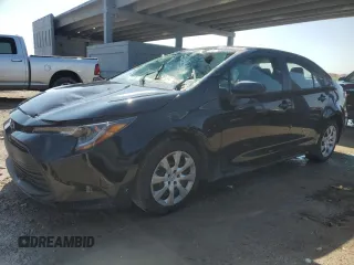 2023 Toyota Corolla LE with VIN 5YFB4MDE2PP024200, listed as a Copart auction lot 49831725 with 25,698 mi miles and Salvage Title. Bid and sale history available at DreamBid. Image 1.