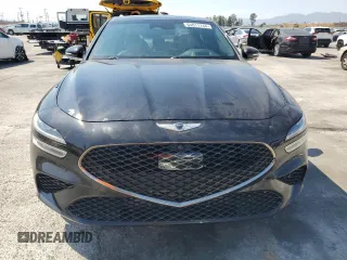2022 Genesis G70 3.3T with VIN KMTG54TE2NU095029, listed as a Copart auction lot 64011744 with 58,207 mi miles and Salvage Title. Bid and sale history available at carsss.com. Image 5.