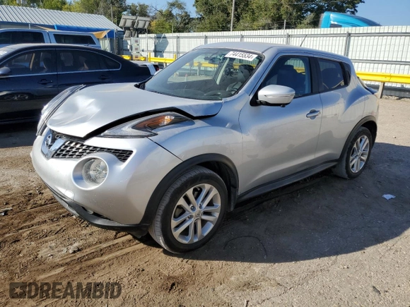 2016 Nissan Juke SL with VIN JN8AF5MR4GT602602, listed as a Copart auction lot 74415534 with 115,865 mi miles and Salvage Title. Bid and sale history available at carsss.com. Image 1.