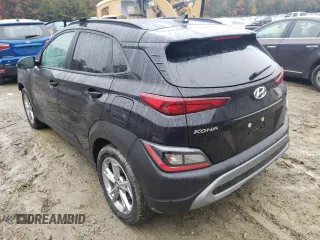 2022 Hyundai Kona SEL with VIN KM8K6CAB5NU911560, listed as a Copart auction lot 64635512 with 5,192 mi miles. Bid and sale history available at carsss.com. Image 3.