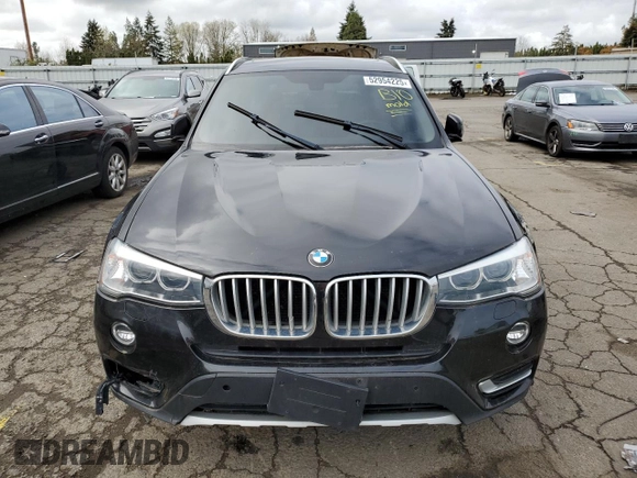 2016 BMW X3 xDrive28i with VIN 5UXWX9C58G0D84381, listed as a Copart auction lot 52954225 with 103,892 mi miles and Clean Title. Bid and sale history available at carsss.com. Image 5.