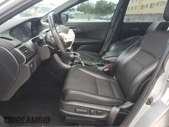 2016 Honda Accord Sport with VIN 1HGCR2F58GA142667, listed as a Copart auction lot 62562385 with 212,663 mi miles and Salvage title. Bid and sale history available at DreamBid. Image 7.
