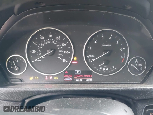 2012 BMW 3 Series 328i with VIN WBA3A5C50CF349365, listed as a IAAI auction lot 42379944 with 193,548 mi miles and . Bid and sale history available at DreamBid. Image 7.