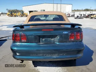 1996 Ford Mustang GT with VIN 1FALP45XXTF235504, listed as a Copart auction lot 45662595 with 57,849 mi miles and Salvage title. Bid and sale history available at DreamBid. Image 6.