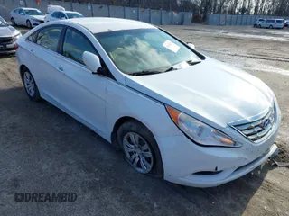 2012 Hyundai Sonata GLS PZEV with VIN 5NPEB4AC7CH485972, listed as a IAAI auction lot 41542270 with 160,055 mi miles. Bid and sale history available at carsss.com. Image 1.