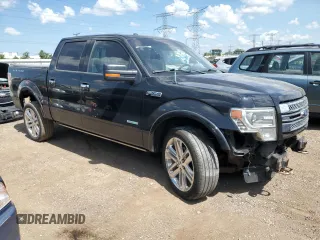 2013 Ford F-150 XL with VIN 1FTFW1ET5DFC70796, listed as a Copart auction lot 63118045 with 151,624 mi miles and Salvage title. Bid and sale history available at DreamBid. Image 4.