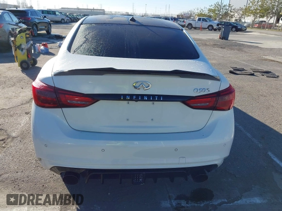 2020 Infiniti Q50 Edition 30 with VIN JN1EV7AP2LM200941, listed as a IAAI auction lot 41847776 with 70,349 mi miles and . Bid and sale history available at DreamBid. Image 16.
