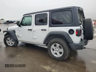 2021 Jeep Wrangler Unlimited Sport Altitude with VIN 1C4HJXDN1MW592428, listed as a Copart auction lot 79781444 with 95,493 mi miles and Salvage title. Bid and sale history available at DreamBid. Image 2.