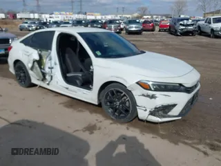 2022 Honda Civic Sport with VIN 2HGFE2F52NH568278, listed as a IAAI auction lot 41636234 with 56,844 mi miles. Bid and sale history available at carsss.com. Image 1.