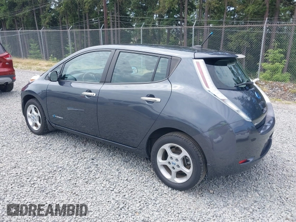2013 Nissan LEAF SL with VIN 1N4AZ0CP9DC408137, listed as a IAAI auction lot 42517495 with 53,237 mi miles and . Bid and sale history available at DreamBid. Image 3.