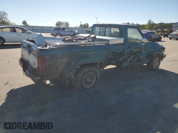 1992 Ford Ranger with VIN 1FTCR10A3NTA81065, listed as a Copart auction lot 74002434 with 9,827 mi miles and Salvage Title. Bid and sale history available at carsss.com. Image 3.