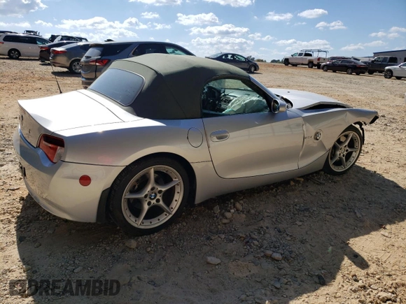 2008 BMW Z4 3.0si with VIN 4USBU535X8LX04793, listed as a Copart auction lot 77471094 with 104,599 mi miles and Salvage title. Bid and sale history available at DreamBid. Image 3.