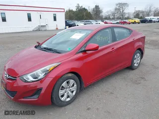 2016 Hyundai Elantra Value Edition with VIN KMHDH4AE7GU644847, listed as a IAAI auction lot 41844494 with 80,959 mi miles. Bid and sale history available at carsss.com. Image 2.