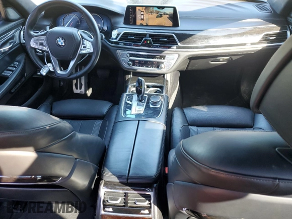 2016 BMW 7 Series 750i with VIN WBA7F0C5XGGL99549, listed as a Copart auction lot 41880015 with 54,181 mi miles and Salvage Title. Bid and sale history available at carsss.com. Image 8.