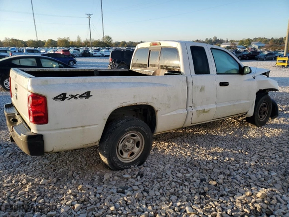 2005 Dodge Dakota ST with VIN 1D7HW22K25S119939, listed as a Copart auction lot 73020994 with 99,480 mi miles and Salvage Title. Bid and sale history available at carsss.com. Image 3.