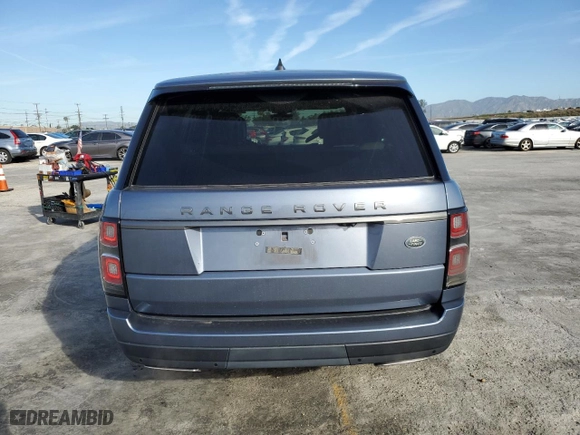 2019 Land Rover Range Rover with VIN SALGR2RV4KA549253, listed as a Copart auction lot 46128473 with 57,414 mi miles. Bid and sale history available at carsss.com. Image 6.