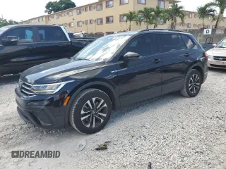 2023 Volkswagen Tiguan S с VIN 3VVRB7AX7PM064597, выставлен на аукционе Copart как лот 60149265 с пробегом 64 986 миль миль и На запчасти • Non repairable. История ставок и продаж доступна на DreamBid. Изображение 1.