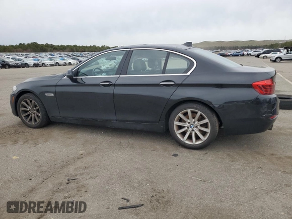 2014 BMW 5 Series 535i xDrive with VIN WBA5B3C57ED534912, listed as a Copart auction lot 80182374 with 134,604 mi miles and Non Repairable. Bid and sale history available at carsss.com. Image 2.
