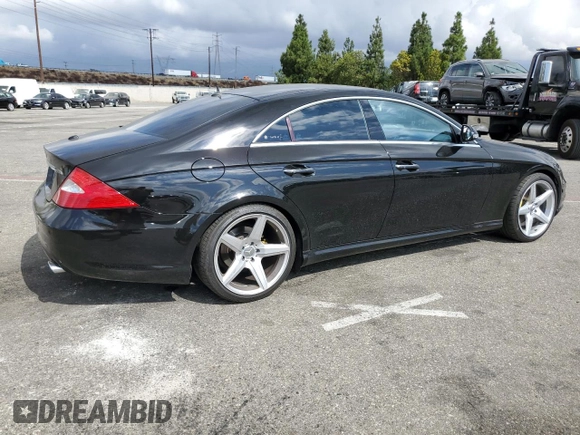 2006 Mercedes-Benz CLS-Class with VIN WDDDJ75X46A074432, listed as a Copart auction lot 71738614 with 104,343 mi miles and Salvage Title. Bid and sale history available at carsss.com. Image 3.