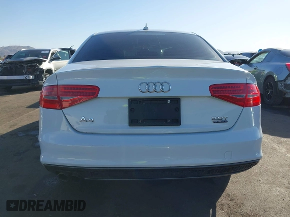 2015 Audi A4 Premium with VIN WAUBFAFL9FN034560, listed as a IAAI auction lot 41290388 with 146,533 mi miles. Bid and sale history available at carsss.com. Image 16.
