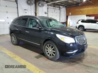2017 Buick Enclave Leather with VIN 5GAKVBKD7HJ117975, listed as a Copart auction lot 54168815 with 126,300 mi miles and Salvage Title. Bid and sale history available at DreamBid. Image 4.