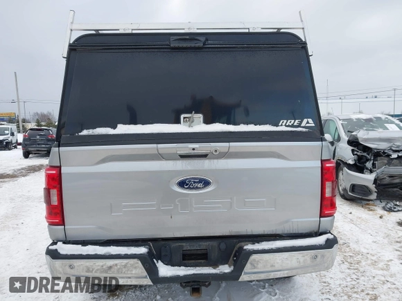 2021 Ford F-150 XL with VIN 1FTFX1E54MFC43510, listed as a IAAI auction lot 41251459 with 15,391 mi miles and . Bid and sale history available at DreamBid. Image 16.