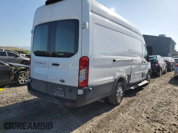 2023 Ford Transit Cargo z VIN 1FTBW3X84PKB21441, wystawiony jako Copart lot #54926995 z przebiegiem 56 038 mil mil oraz Szkoda całkowita • Salvage title. Historia ofert i sprzedaży dostępna na DreamBid. Obrazek 3.