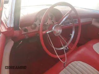 1957 Ford Thunderbird with VIN D7FH286272, listed as a Copart auction lot 77243694 with 19,878 mi miles and Salvage Title. Bid and sale history available at DreamBid. Image 8.