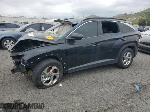 2022 Hyundai Tucson SEL with VIN KM8JB3AE1NU021591, listed as a Copart auction lot 53585425 with 21,023 mi miles and Clean Title. Bid and sale history available at carsss.com. Image 1.