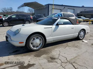 2003 Ford Thunderbird Deluxe with VIN 1FAHP60AX3Y114447, listed as a Copart auction lot 45698105 with Not Provided miles and Non Repairable. Bid and sale history available at DreamBid. Image 1.