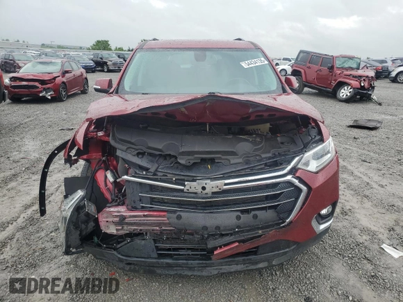 2021 Chevrolet Traverse LT Cloth z VIN 1GNERGKW9MJ239883, wystawiony jako Copart lot #54434135 z przebiegiem 51 357 mil mil oraz Szkoda całkowita • Salvage title. Historia ofert i sprzedaży dostępna na DreamBid. Obrazek 5.