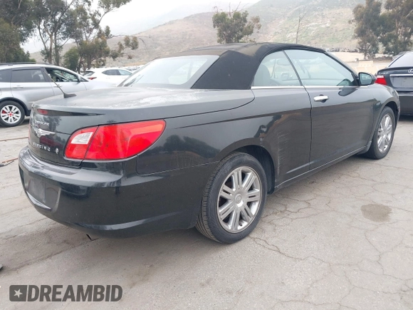 2009 Chrysler Sebring Limited with VIN 1C3LC65V39N552902, listed as a IAAI auction lot 41993719 with 142,143 mi miles and . Bid and sale history available at DreamBid. Image 4.
