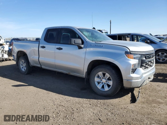 2022 Chevrolet Silverado 1500 Work Truck with VIN 1GCRDAED9NZ521332, listed as a Copart auction lot 54784165 with 108,955 mi miles and Salvage Title. Bid and sale history available at DreamBid. Image 4.
