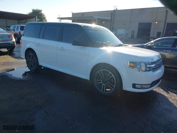 2014 Ford Flex SEL with VIN 2FMGK5C81EBD21053, listed as a IAAI auction lot 41397411 with 179,800 mi miles. Bid and sale history available at carsss.com. Image 1.