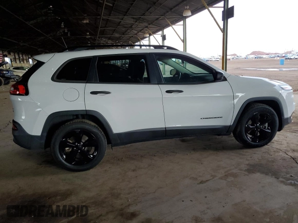 2017 Jeep Cherokee Sport with VIN 1C4PJMAS7HW556107, listed as a Copart auction lot 47993435 with 103,426 mi miles and Salvage Title. Bid and sale history available at DreamBid. Image 3.