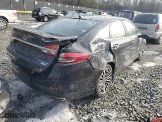 2018 Ford Fusion Titanium with VIN 3FA6P0D90JR124131, listed as a Copart auction lot 89238725 with 106,233 mi miles and Salvage Title. Bid and sale history available at carsss.com. Image 3.