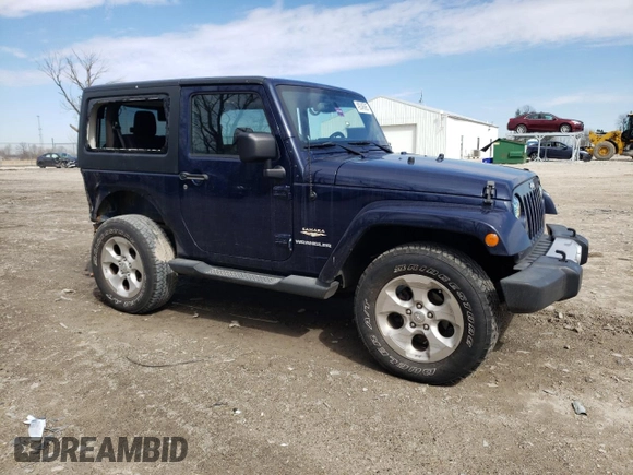 2013 Jeep Wrangler Sahara with VIN 1C4AJWBG3DL516842, listed as a Copart auction lot 49246065 with 129,594 mi miles and Salvage title. Bid and sale history available at DreamBid. Image 4.