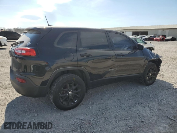 2017 Jeep Cherokee Sport with VIN 1C4PJMAB4HD220703, listed as a Copart auction lot 50810925 with 88,733 mi miles and Salvage title. Bid and sale history available at DreamBid. Image 3.