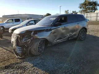 2019 Land Rover Range Rover Velar R-Dynamic SE with VIN SALYL2FV0KA225811, listed as a Copart auction lot 46342295 with 36,071 mi miles and Salvage Title. Bid and sale history available at carsss.com. Image 1.