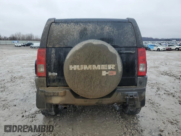 2006 Hummer H3 with VIN 5GTDN136X68205918, listed as a Copart auction lot 46223465 with 0 mi miles and Clean Title. Bid and sale history available at carsss.com. Image 6.
