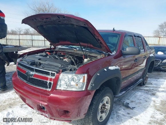2008 Chevrolet Avalanche LTZ with VIN 3GNEC12098G124282, listed as a IAAI auction lot 41626495 with 211,642 mi miles. Bid and sale history available at carsss.com. Image 6.