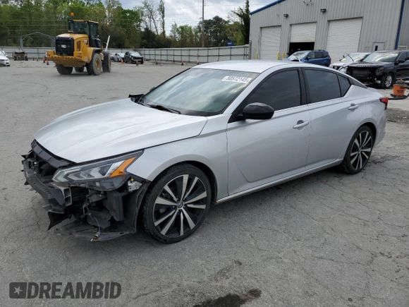 2019 Nissan Altima SR with VIN 1N4BL4CV1KC259036, listed as a Copart auction lot 50572145 with 113,330 mi miles and Salvage Title. Bid and sale history available at DreamBid. Image 1.