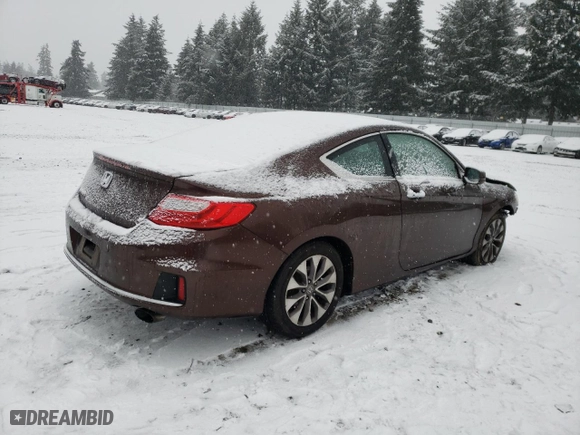 2013 Honda Accord Cpe EX with VIN 1HGCT1B77DA001460, listed as a Copart auction lot 45355795 with 57,897 mi miles and Salvage Title. Bid and sale history available at carsss.com. Image 3.