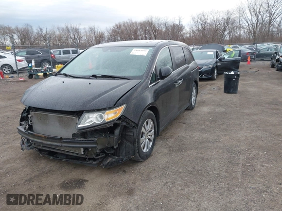 2017 Honda Odyssey EX-L with VIN 5FNRL5H68HB026010, listed as a IAAI auction lot 41884999 with 138,943 mi miles and . Bid and sale history available at DreamBid. Image 17.