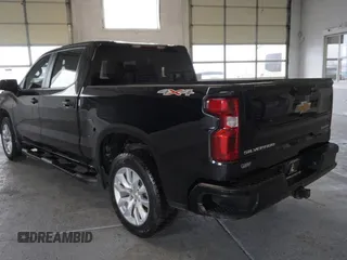 2023 Chevrolet Silverado 1500 Custom with VIN 3GCPDBEK4PG147047, listed as a Copart auction lot 49730355 with 73,611 mi miles and Salvage Title. Bid and sale history available at DreamBid. Image 4.