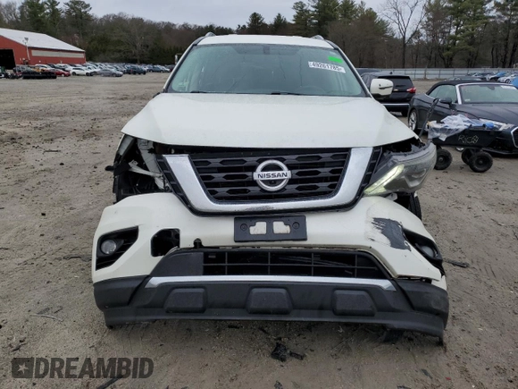 2017 Nissan Pathfinder SV with VIN 5N1DR2MM3HC629693, listed as a Copart auction lot 49261785 with 106,312 mi miles and Salvage Title. Bid and sale history available at carsss.com. Image 5.