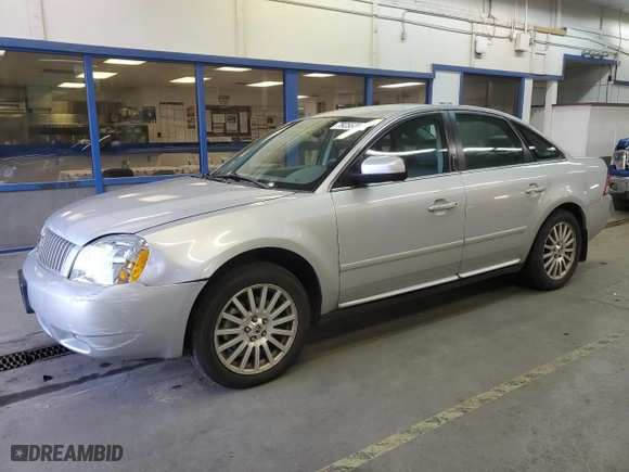 2005 Mercury Montego Premier with VIN 1MEHM43125G607890, listed as a Copart auction lot 79255384 with 87,869 mi miles and Salvage Title. Bid and sale history available at carsss.com. Image 1.