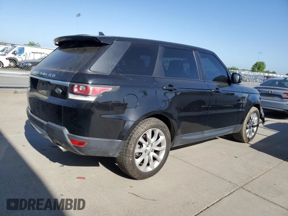 2016 Land Rover Range Rover Sport HSE with VIN SALWR2PF4GA121133, listed as a Copart auction lot 53843675 with 64,635 mi miles and Salvage title. Bid and sale history available at DreamBid. Image 3.